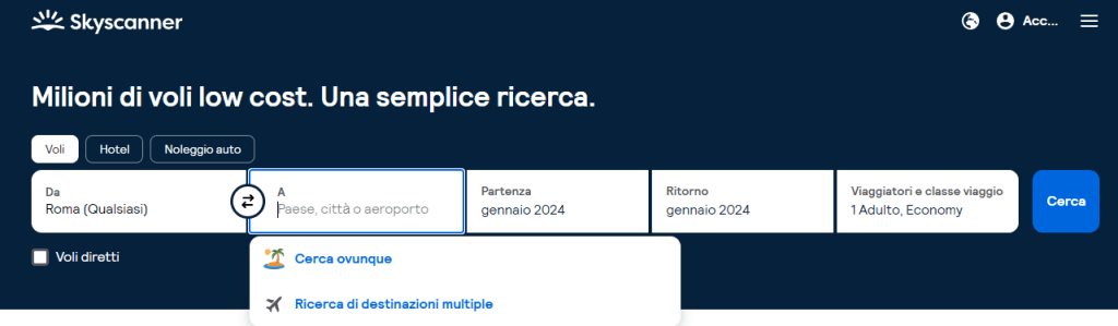 Come risparmiare sui voli