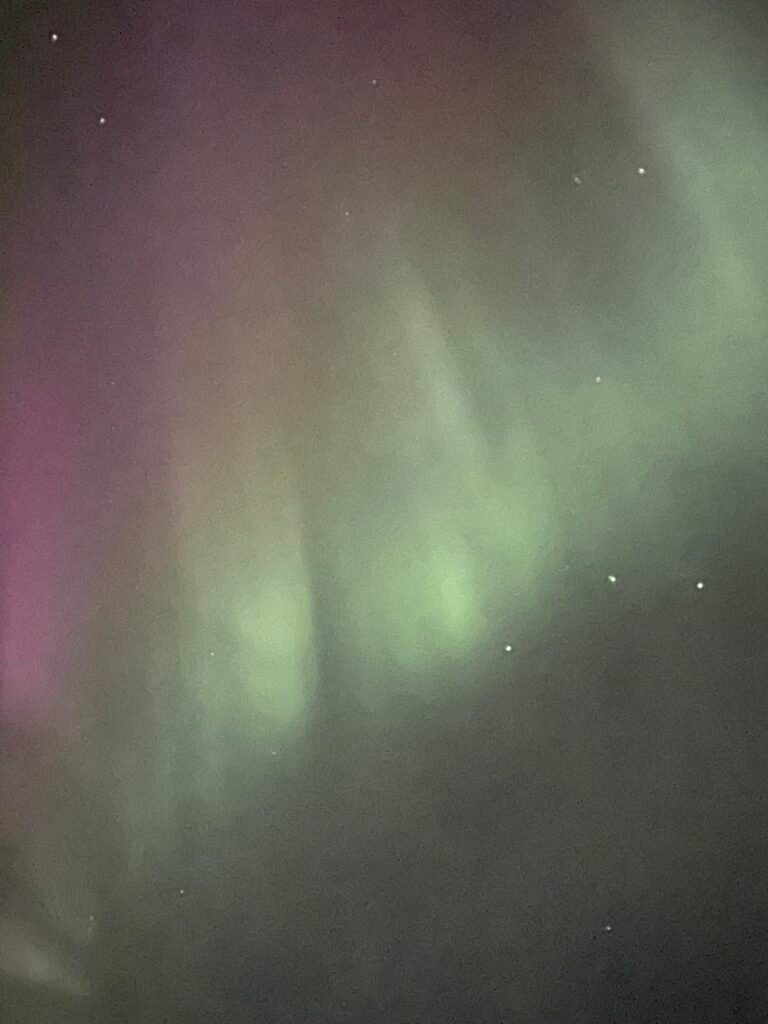Aurora nel nord Islanda